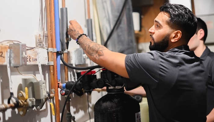 Poseidon Plumbing With Pipes And Water Filter Poseidon Plumbing With Pipes And Water Filter